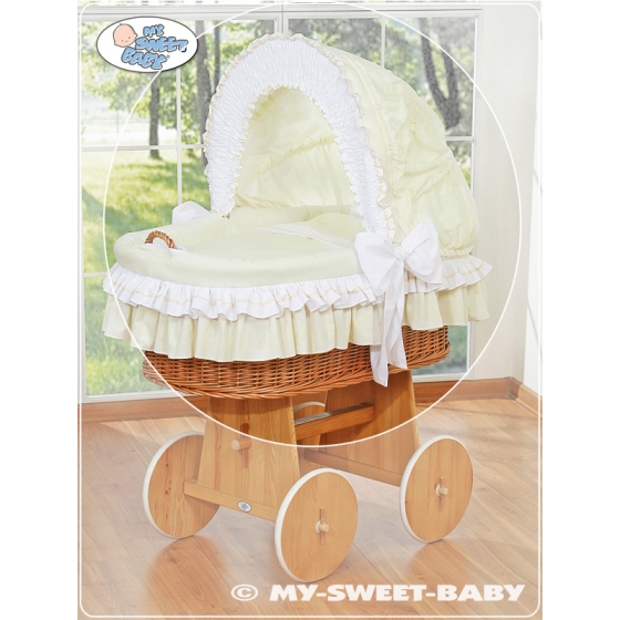 Extra textil 4 delar uppsättning till babykorg no. 58962-135 eller 78962-135
