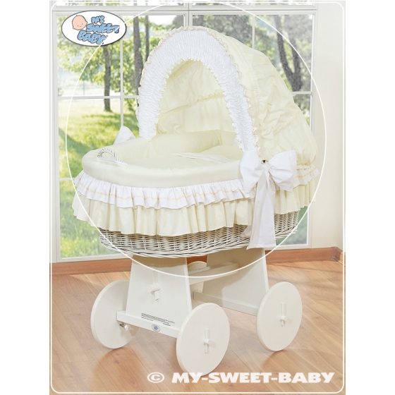 Extra textil 4 delar uppsättning till babykorg no. 58962-135 eller 78962-135