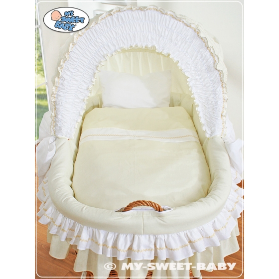 Extra textil 4 delar uppsättning till babykorg no. 58962-135 eller 78962-135