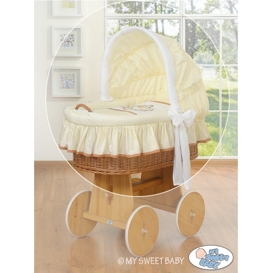 Extra textil 4 delar uppsättning till babykorg no. 58962-804 eller 78962-804
