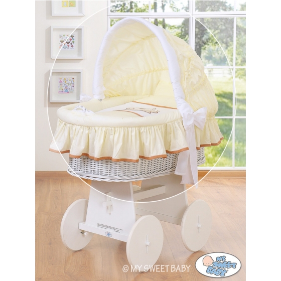 Extra textil 4 delar uppsättning till babykorg no. 58962-804 eller 78962-804