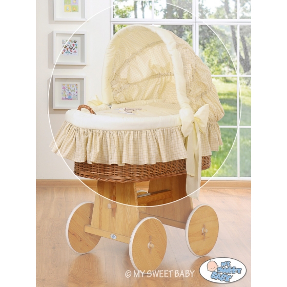 Extra textil 4 delar uppsättning till babykorg no. 58962-810 eller 78962-810