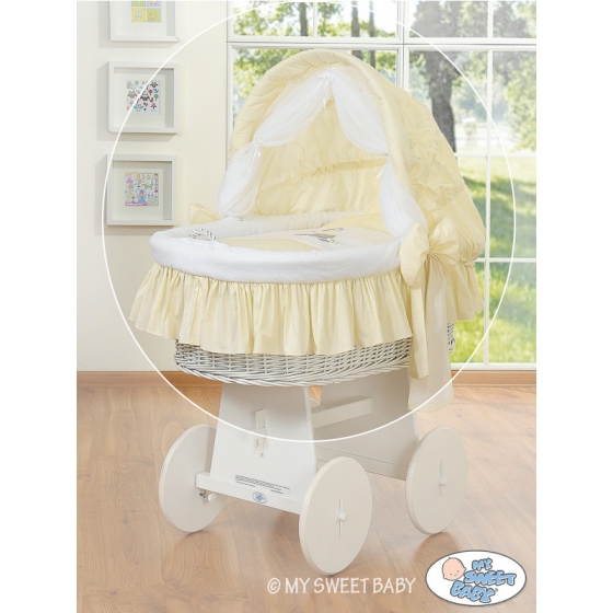 Extra textil 4 delar uppsättning till babykorg no. 58962-813 eller 78962-813