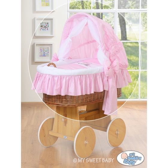 Extra textil 4 delar uppsättning till babykorg no. 58962-814 eller 78962-814