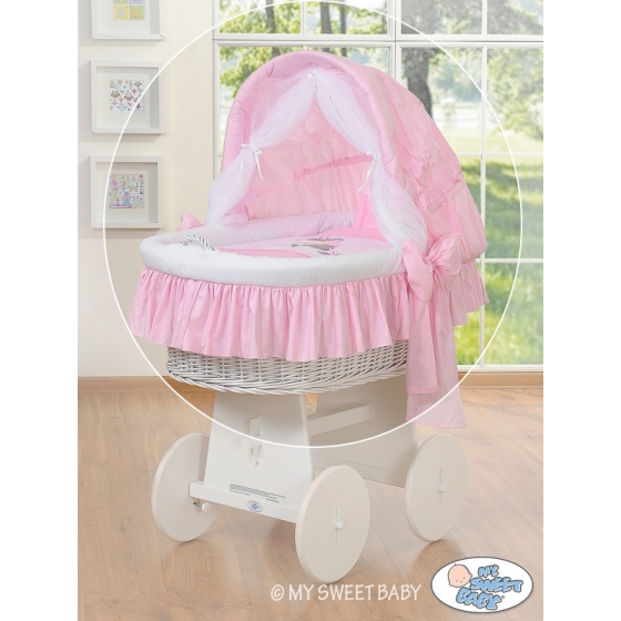 Extra textil 4 delar uppsättning till babykorg no. 58962-814 eller 78962-814