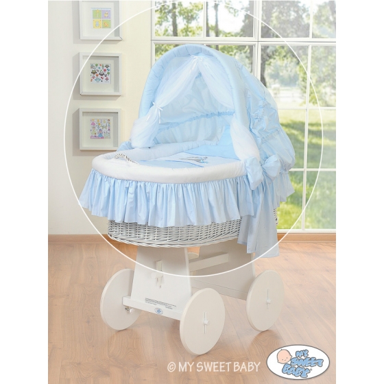 Extra textil 4 delar uppsättning till babykorg no. 58962-815 eller 78962-815