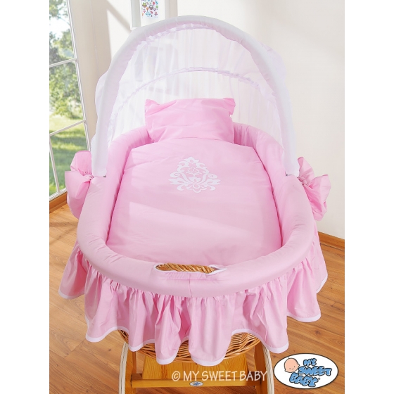 Extra textil 4 delar uppsättning till babykorg no. 58962-422 eller 78962-422