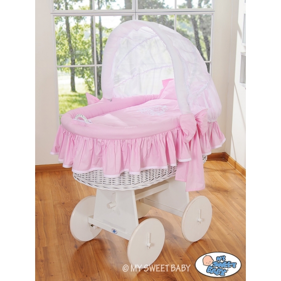 Extra textil 4 delar uppsättning till babykorg no. 58962-422 eller 78962-422