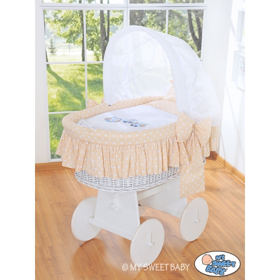 Extra textil 4 delar uppsättning till babykorg no. 58962-427 eller 78962-427