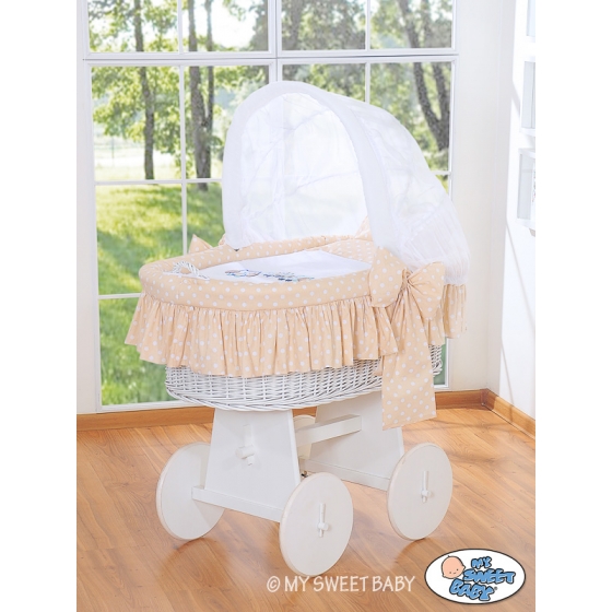 Extra textil 4 delar uppsättning till babykorg no. 58962-427 eller 78962-427