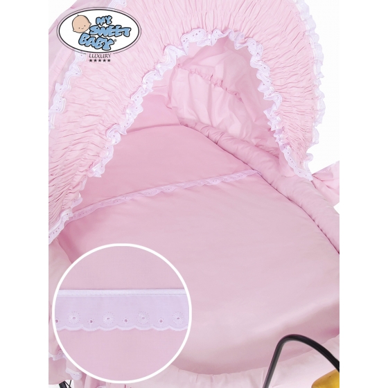 Extra textil 4 delar uppsättning till babykorg Victoria no. 2100-173 or 72100-173