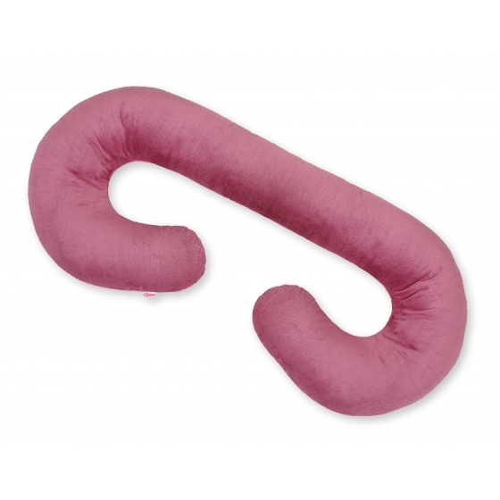 Gravidkudde C-Kudde minky - pastel rosa