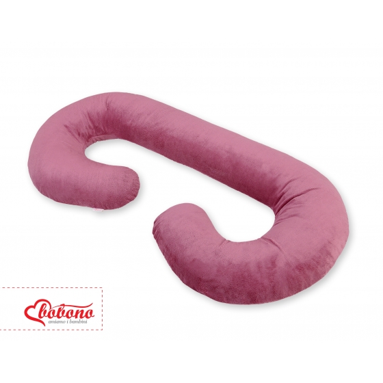 Gravidkudde C-Kudde minky - pastel rosa
