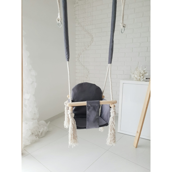 Gunga till Baby Kaninöron Bunny Mörkgrå