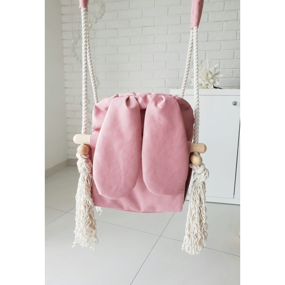 Hänggung med Kaninöron Bunny till Baby Rosa