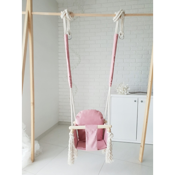 Hänggung med Kaninöron Bunny till Baby Rosa