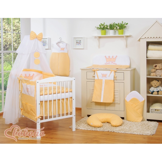 Himmel Stor Myggnät till Babysäng Chiffon Little Prince/Princess peach