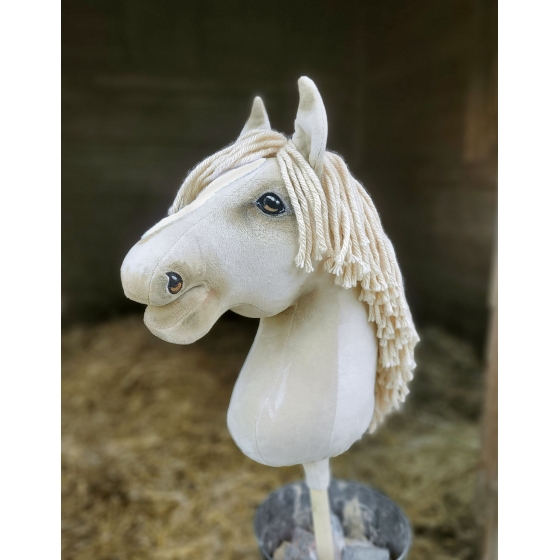 Hobbyhäst Käpphäst Cremello Hobby Horse
