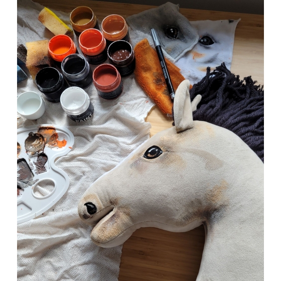 Hobbyhäst Käpphäst Gulbrun Hobby Horse
