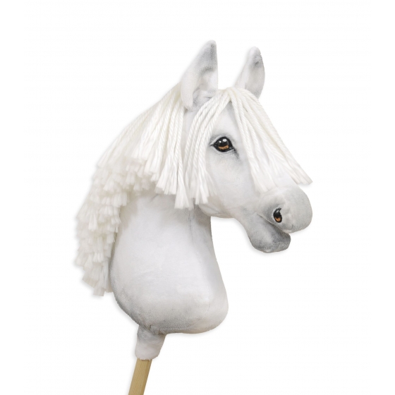 Hobbyhäst Käpphäst Hobby Horse Vit