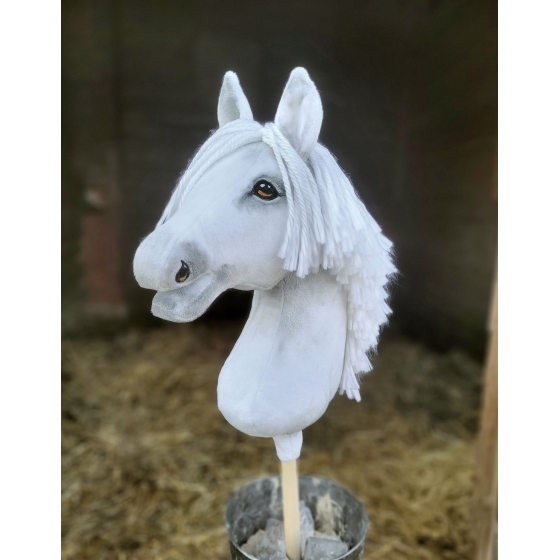 Hobbyhäst Käpphäst Hobby Horse Vit