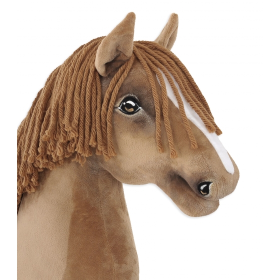 Hobbyhäst Käpphäst Söt Kastanjfärgad Hobby Horse