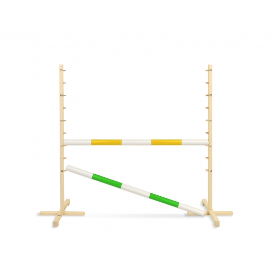 Hopphinder för Hobbyhäst 120cm, 2x Stång Gul