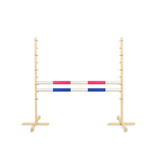 Hopphinder för Hobbyhäst 120cm, 2x Tvärpinnen Rosa