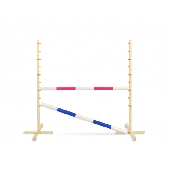 Hopphinder för Hobbyhäst 120cm, 2x Tvärpinnen Rosa