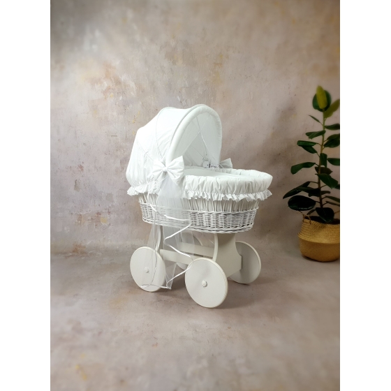 Komplett bäddset babykorg med Sufflett
