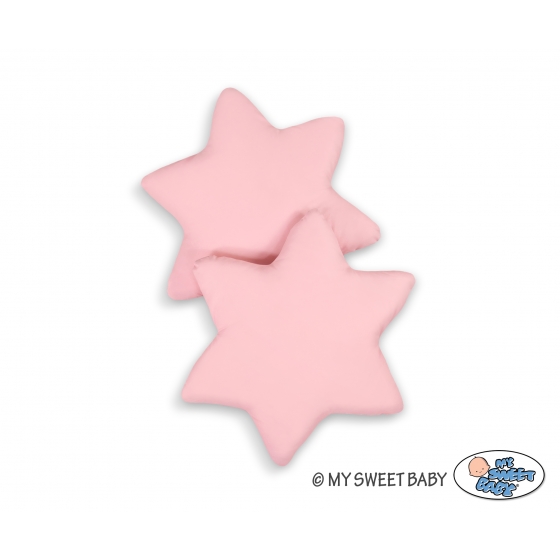 Kudde Stjärna 2 st - pastel rosa