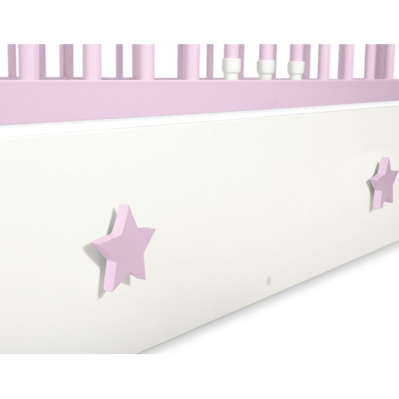 Låda för babysäng 120x60cm MAXI - Stjärnor