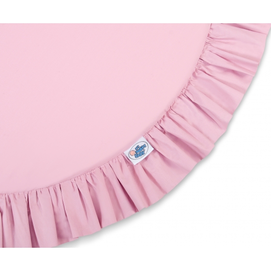 Lekmatta med volang - rosa