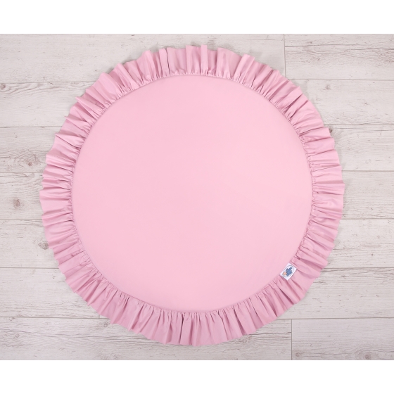 Lekmatta med volang - rosa