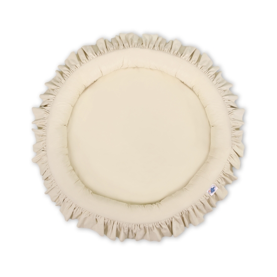 Lekpöl med volang - beige