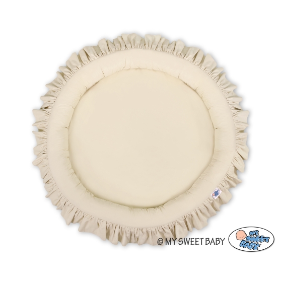 Lekpöl med volang - beige
