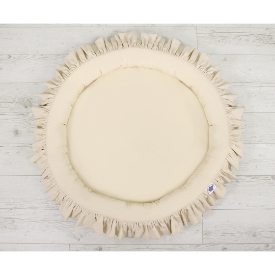 Lekpöl med volang - beige