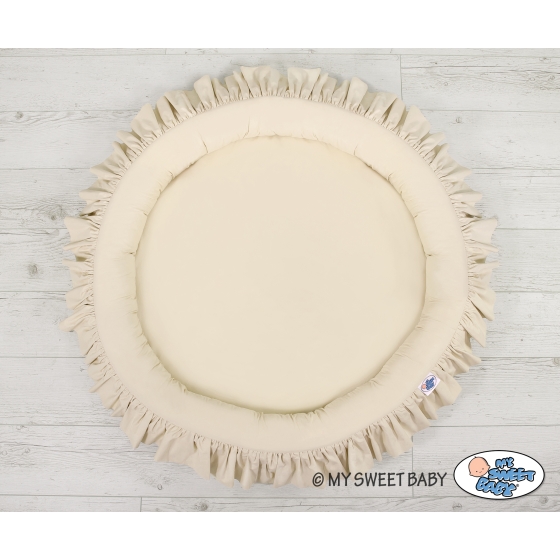 Lekpöl med volang - beige