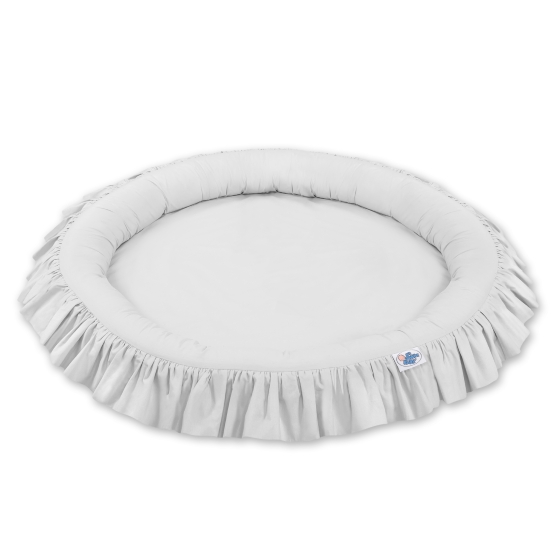 Lekpöl med volang - grå