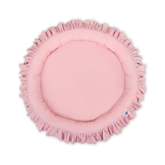 Lekpöl med volang - pastel rosa