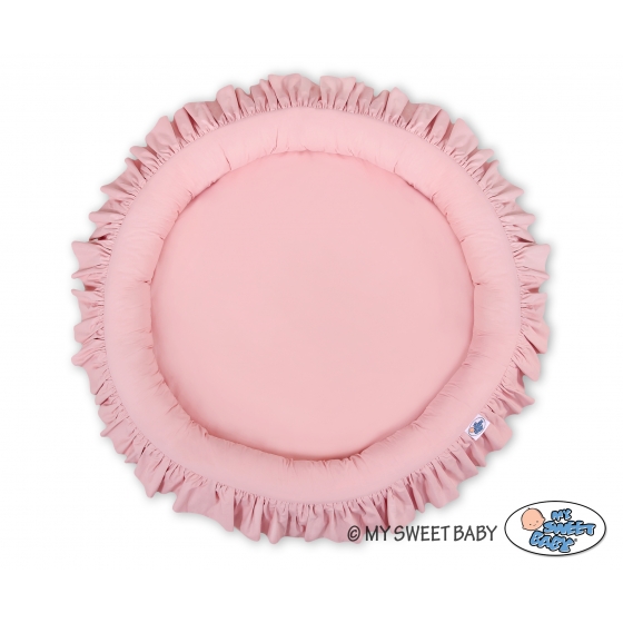 Lekpöl med volang - pastel rosa