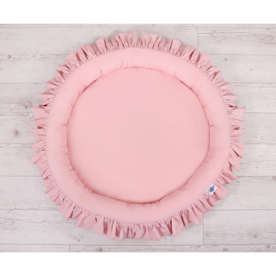 Lekpöl med volang - pastel rosa