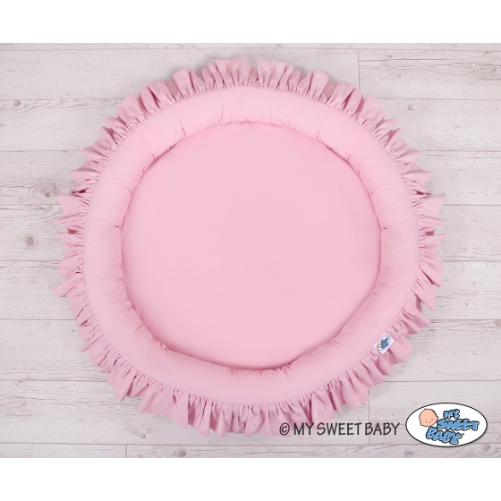 Lekpöl med volang - rosa