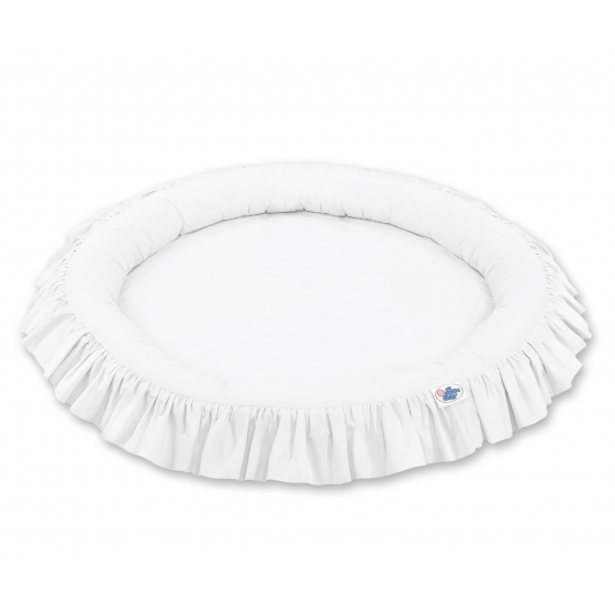 Lekpöl med volang - vit