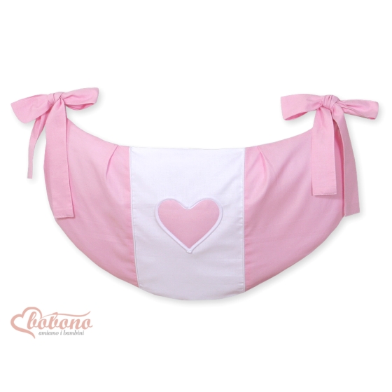 Leksaker väska babysäng hjärtan rosa