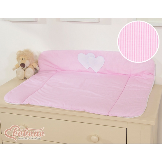 Mjuk Skötdyna hjärtanpink ränder