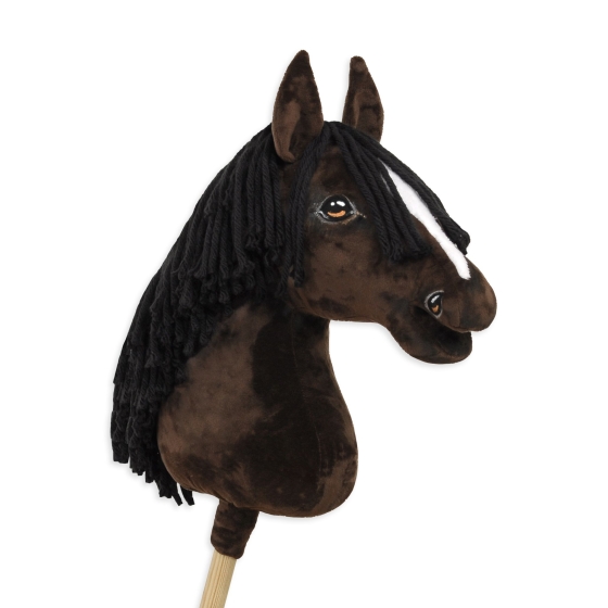 Mörkbrun Käpphäst Hobbyhäst Hobby Horse