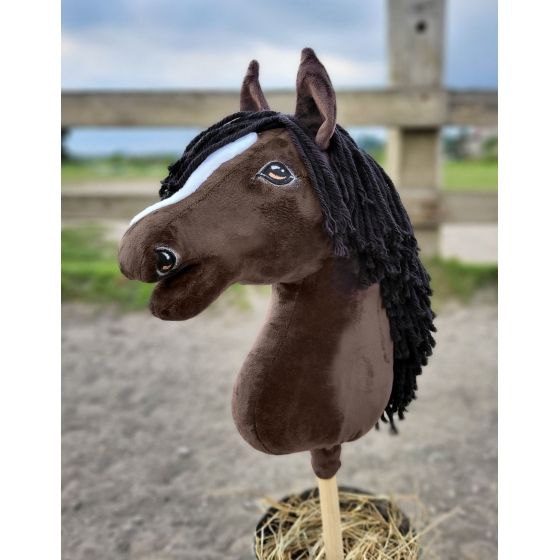 Mörkbrun Käpphäst Hobbyhäst Hobby Horse