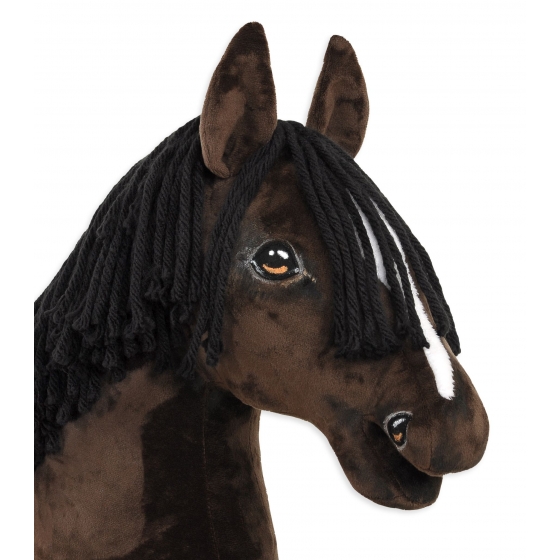 Mörkbrun Käpphäst Hobbyhäst Hobby Horse