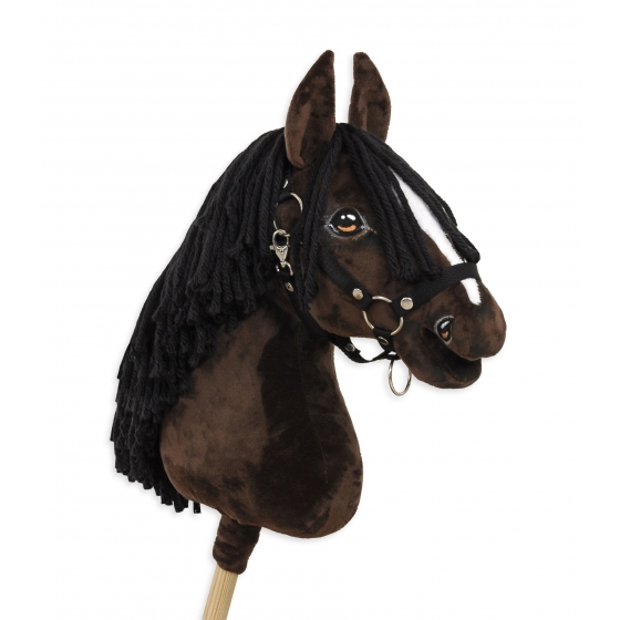 Mörkbrun Käpphäst Hobbyhäst Hobby Horse